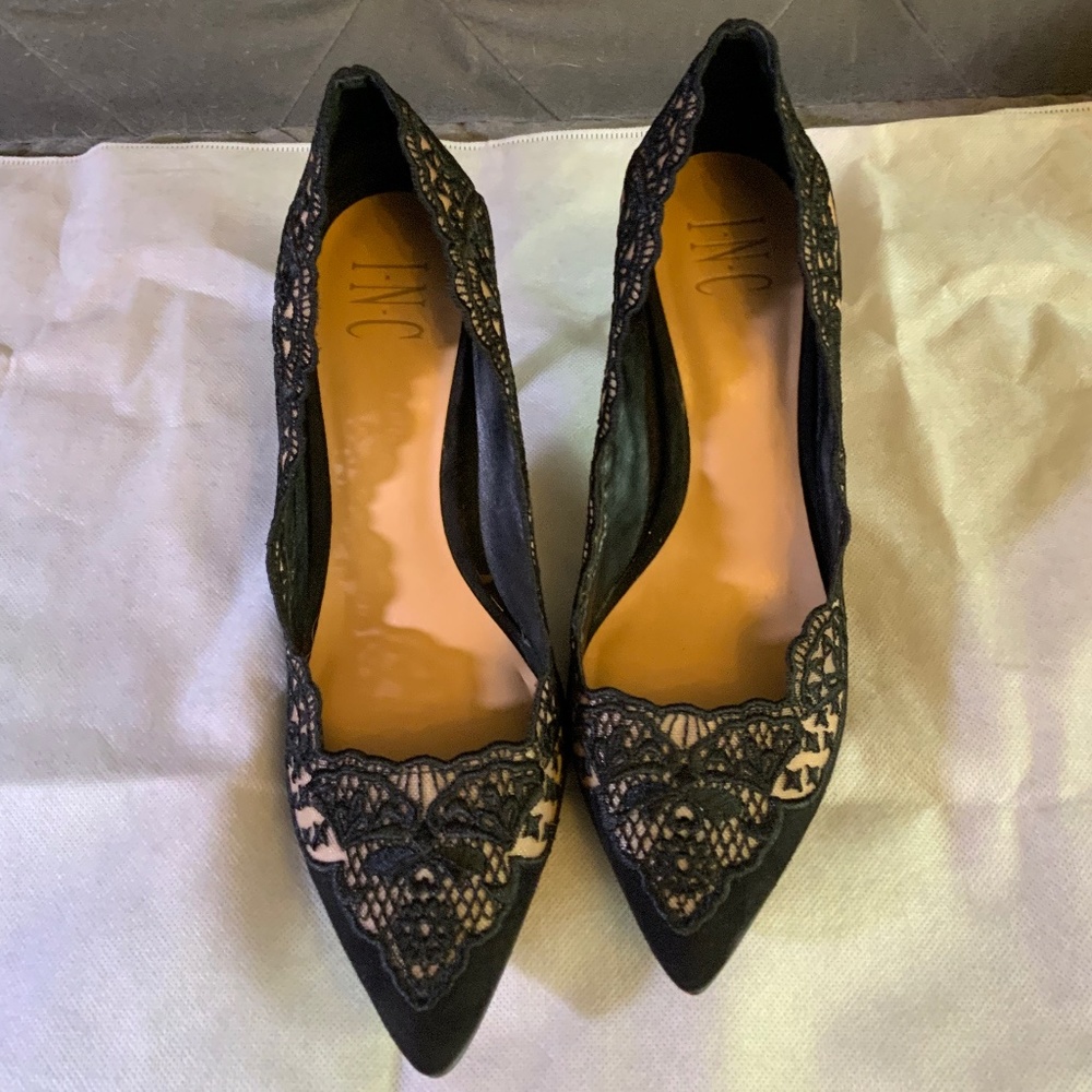 Inc lace heels size 7.5 almost new